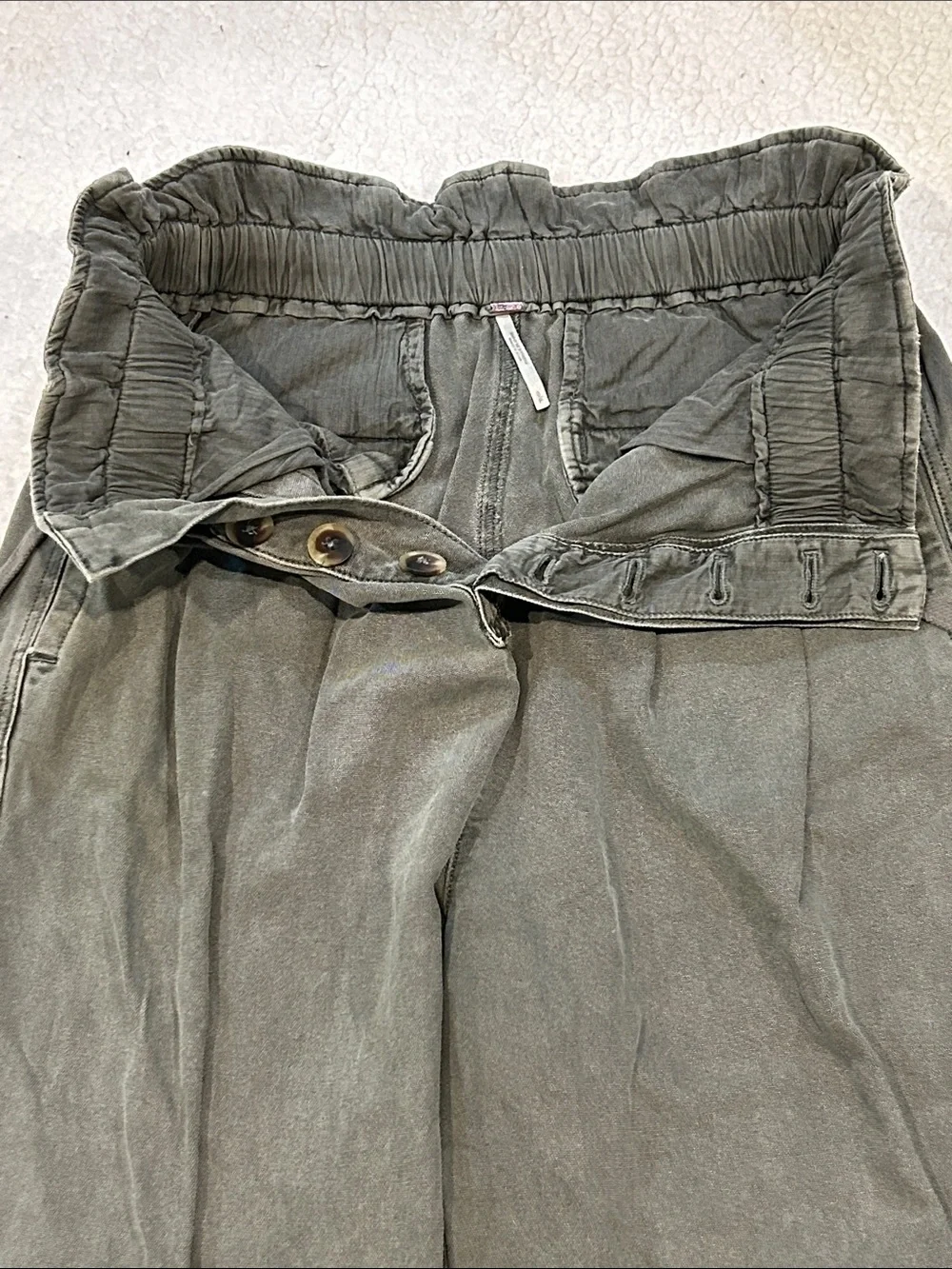 Free People pleated trousers